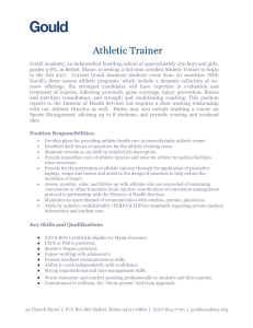 Athletic Trainer