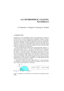 4.1.5 hydrophilic coating materials