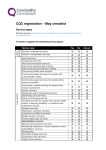 CQC registration: April checklist