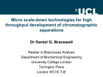 Micro scale-down technologies for high throughput development of