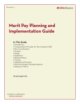 Merit Pay Planning and Implementation Guide