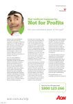 Not for Profits - Aon Business Insurance