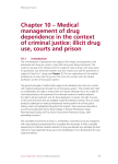 Chapter 10 – Medical management of drug dependence in