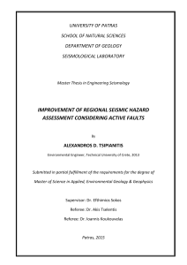 improvement of regional seismic hazard assessment considering