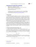 The Snell law for quaternionic potentials