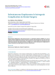 Subcutaneous Emphysema Is Iatrogenic Complication in Dental