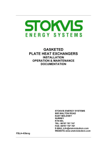 gasketed plate heat exchangers