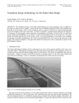 Foundation design methodology for the Padma Main Bridge