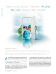 Improving Cancer Patients` Access to Care Around the World