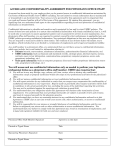 ACCESS AND CONFIDENTIALITY AGREEMENT FOR