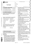 Eye Surgery Patient Consent and Information Sheet