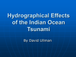 David Ulman, Hydrographical Effects of the Indian Ocean Tsunami