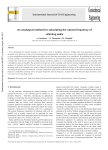 An analytycal method for calculating the natural frequency of