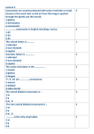 Lecture 2 3 Consonants are sounds produced with some restriction