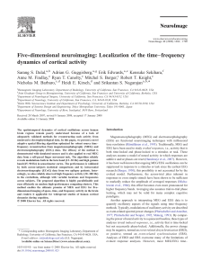 Five-dimensional neuroimaging: Localization of the time–frequency