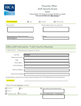 Physician Office Staff Security Access Form Office Staff Information