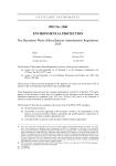 The Hazardous Waste (Miscellaneous Amendments) Regulations
