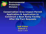 Fisher Conservation Area Impact