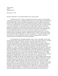 Tristan Hardy 9/24/15 Debate Paper #2 Word Count: 1,700 Question