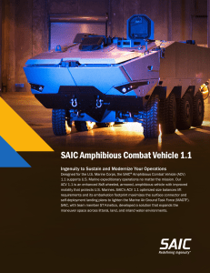 SAIC Amphibious Combat Vehicle 1.1