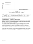 Affidavit – Death Community Property