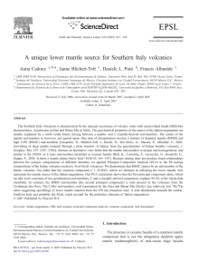 A unique lower mantle source for Southern Italy volcanics