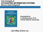 Accounting Information Systems An Accounting Information System