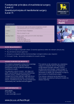 Fundamental principles of maxillofacial surgery (Level 6) Essential