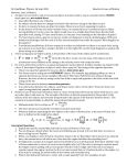 Dr. Kauffman: Physics 26 Sept 2011 Newton`s Laws of Motion