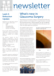 What`s new in Glaucoma Surgery