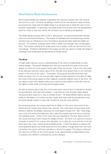 Wind Turbine Blade Aerodynamics
