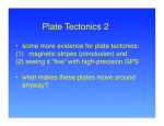 Plate Tectonics 2