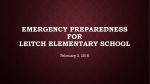 Emergency Preparedness for Leitch Elementary School