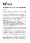 Australian Corporate Bond Price Tables