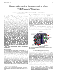 Thermo-Mechanical Instrumentation of the ITER Magnets