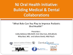 NJ Oral Health Initiative on Building Medical and Dental