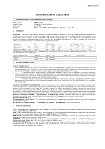 MSDS Mascou-Oil