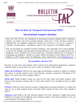 Base de datos de Transporte Internacional (BTI)