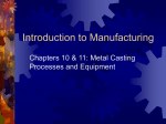 Introduction to Manufacturing