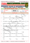 Jee Main Model Test-3