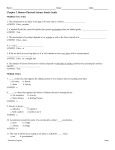 Chapter 3 Honors Physical Science Study Guide answer sheet