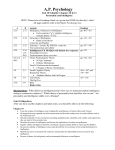 Unit 10 Ch schedule-study guide