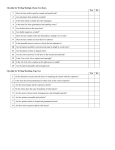 CHECKLIST IN TEST CONSTRUCTION