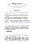 Walking in the OEIS: From Motzkin numbers to Fibonacci numbers. The «shadows» of Motzkin numbers