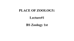 Lecture 1-ZOOLOGY