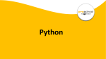 Basics of Python