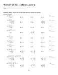 SOLVING RADICAL EQUATIONS