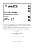 2021 AMC10A Solutions