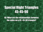 9.2 Special right triangles
