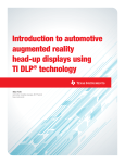 Introduction to automotive augmented reality head-up displays using TI DLP® technology